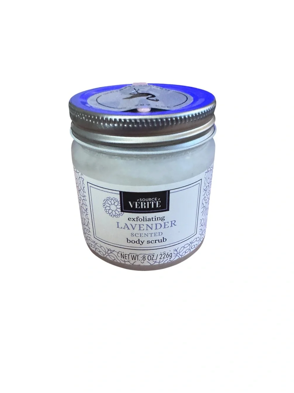 Source Verité Lavender Exfoliating Body Scrub 8 oz NEW Sealed
